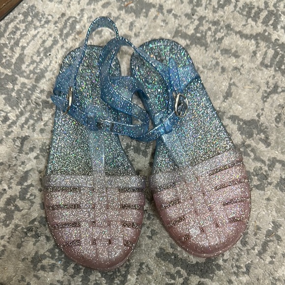 Old Navy Glitter Sandals - Blue and Pink - Picture 1 of 2